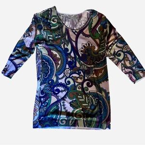 AMB 60’s-ish print top